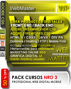 curso diseño web profesional webmaster