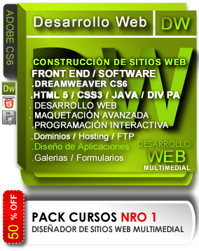 cursos diseño y desarrollo  web