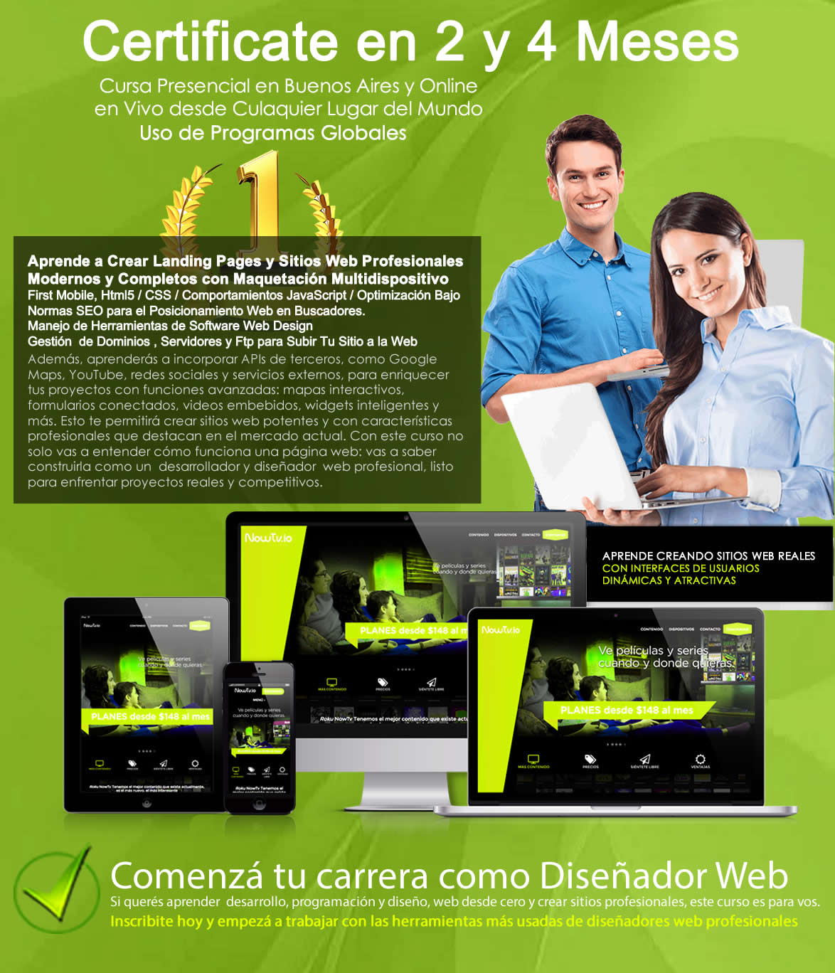 certificate como diseñador web