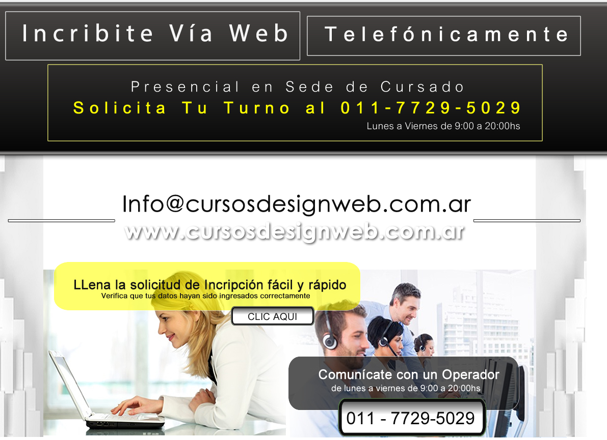 carrera de desarrollo web inscripción