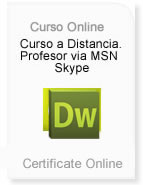 cursos dreamweaver , dreamweaver cursos de diseño web