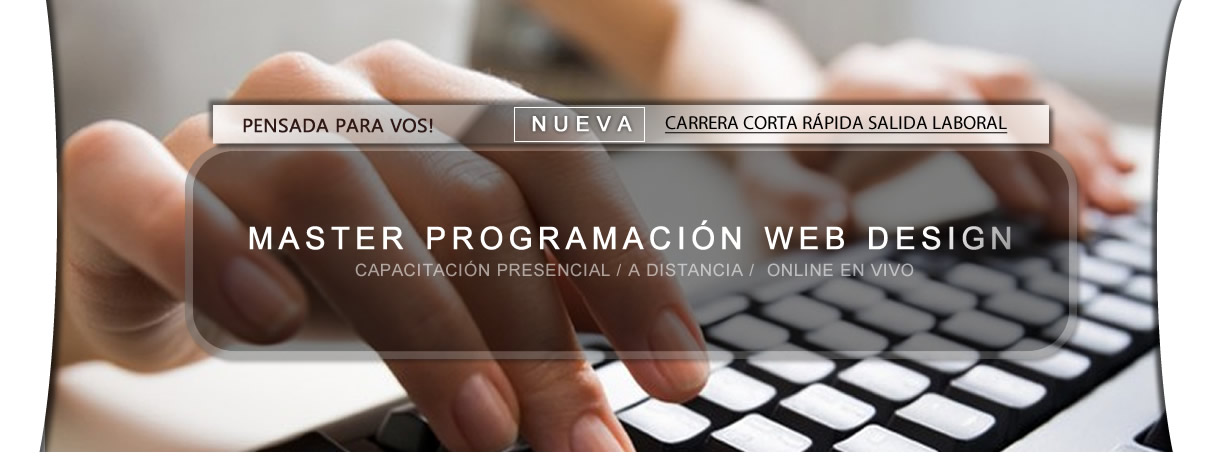 carrrera corta de diseño y programación de páginas web