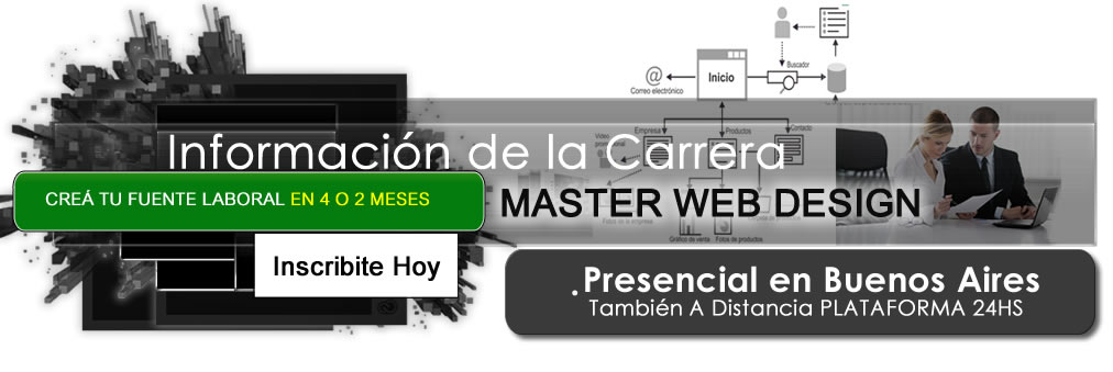 carrera master web design 